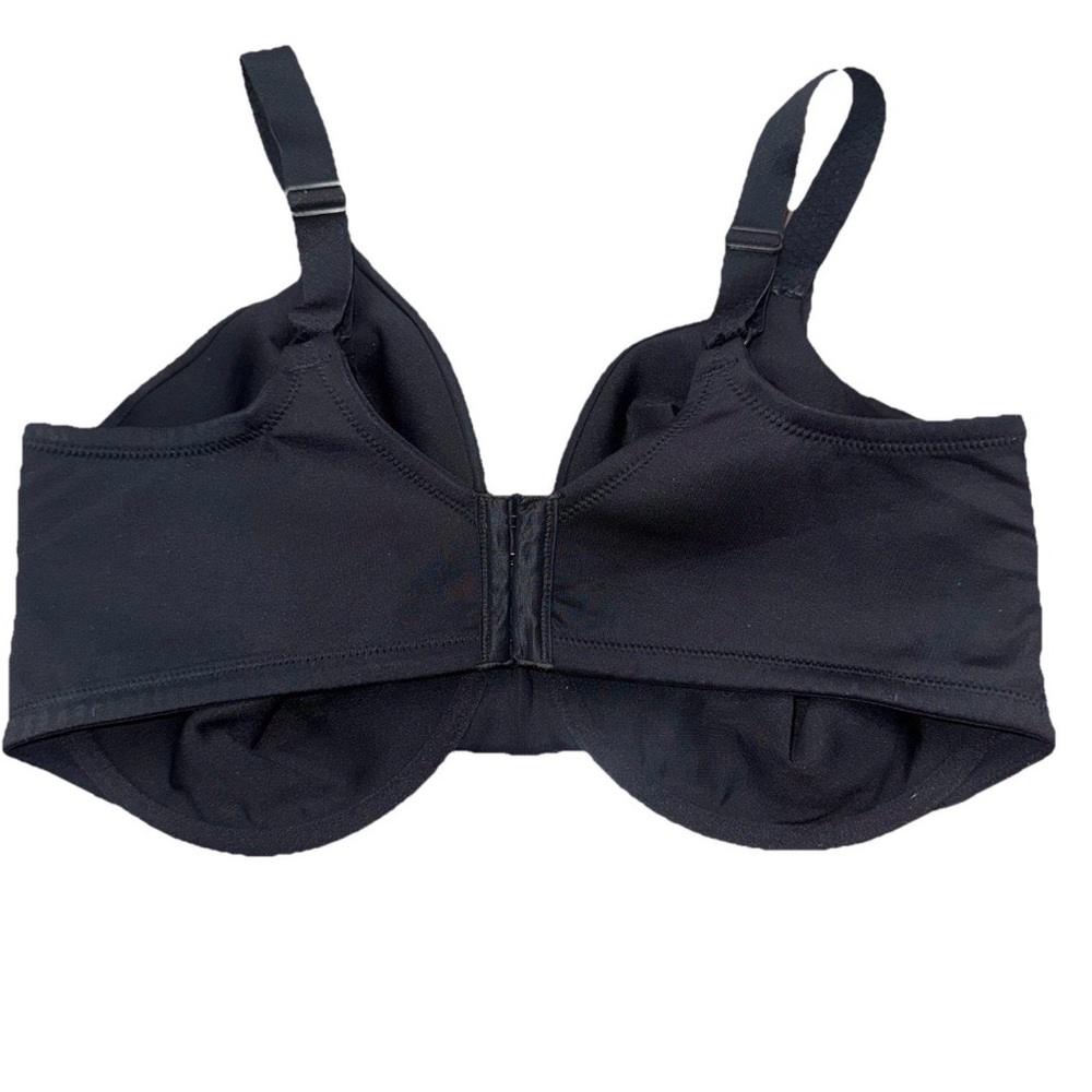 Vanity‎ Fair 38DDD Beauty Back Full Figure Back Smoothing Minimizer Bra Black - Picture 2 of 5